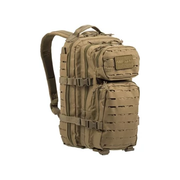 Mil-Tec US Assault lézervágott hátizsák, 20l, coyote