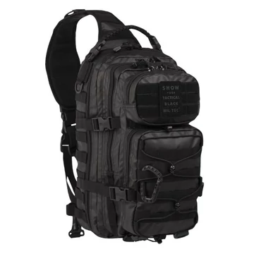 Mil-Tec Assault One Strap egypántos hátizsák 29l, taktikai fekete