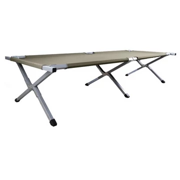 Tábori ágy Mil-Tec US acél 200 kg, 190x65x42 cm, oliv zöld