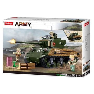 Sluban Tank &quot;Sherman&quot; WWII M4A3 (76W)