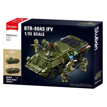 Sluban Tank BTR-80AS IFV MB38-B1251