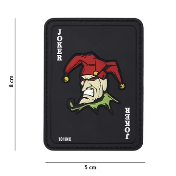 101INC Felvarró 3D &quot;Joker black&quot;
