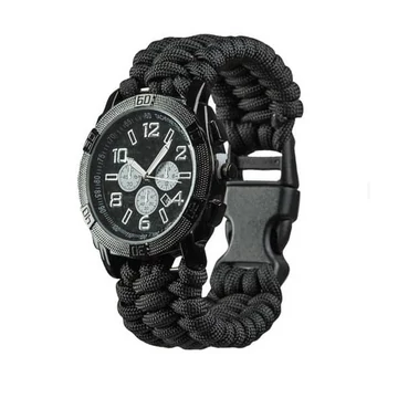 Mil-Tec Paracord karóra, fekete - L
