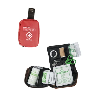 Mil-Tec mini egészségügyi pack, piros