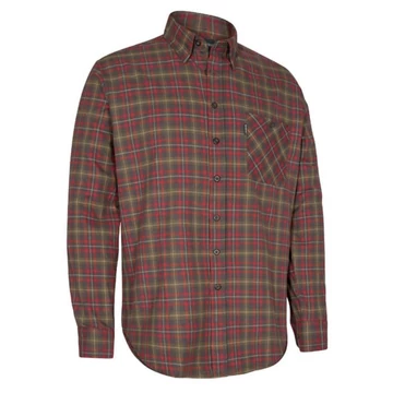Deerhunter Gideon L/S kockás ing, piros 47/48 - 3XL