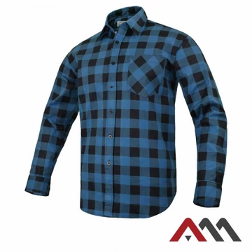 ArtMas Strong kockás flanel ing, kék - 44