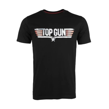 TOP GUN póló, fekete - Fekete - L