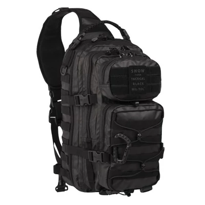 Mil-Tec Assault One Strap egypántos hátizsák 29l, taktikai fekete