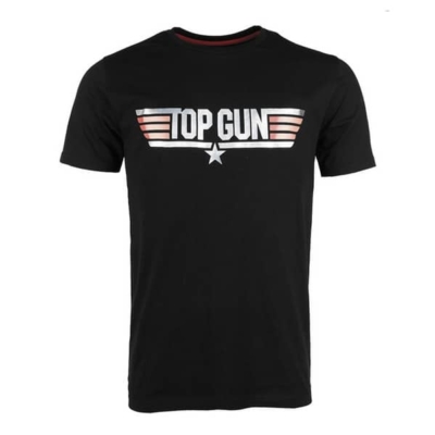 TOP GUN póló, fekete