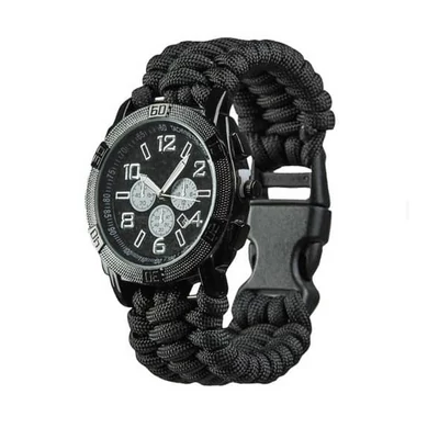 Mil-Tec Paracord karóra, fekete
