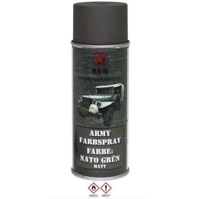 MFH Army Festék spray 400ml, NATO zöld