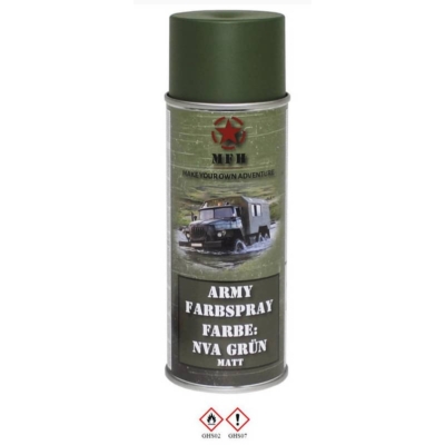MFH Army Festék spray 400ml, NVA zöld