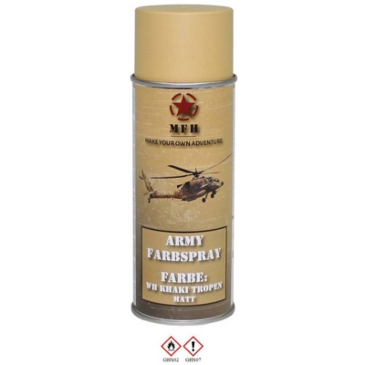 MFH Army Festék spray 400ml, Khaki