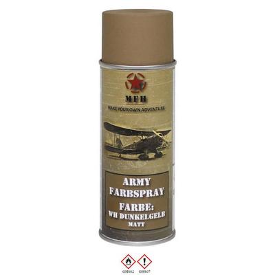 MFH Army Festék spray 400ml, Sötét sárga