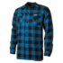 Kép 1/3 - FOX kockás favágó ing, kék/fekete