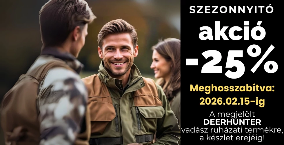 DEERHUNTER termékek -25% kedvezménnyel