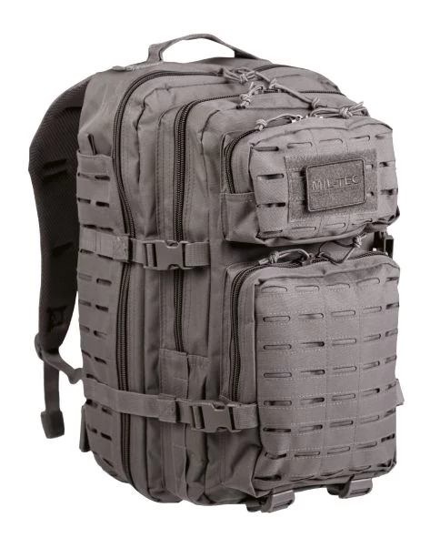 Mil-Tec US Assault lézervágott hátizsák 36l, zöld