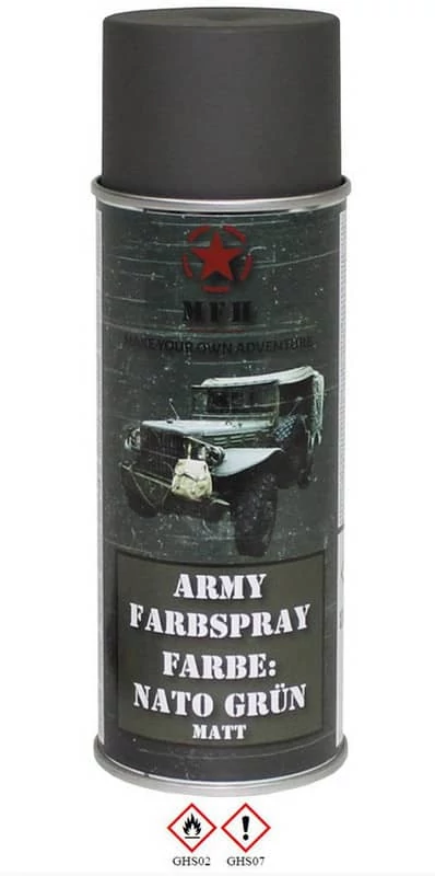 MFH Army Festék spray 400ml, NATO zöld