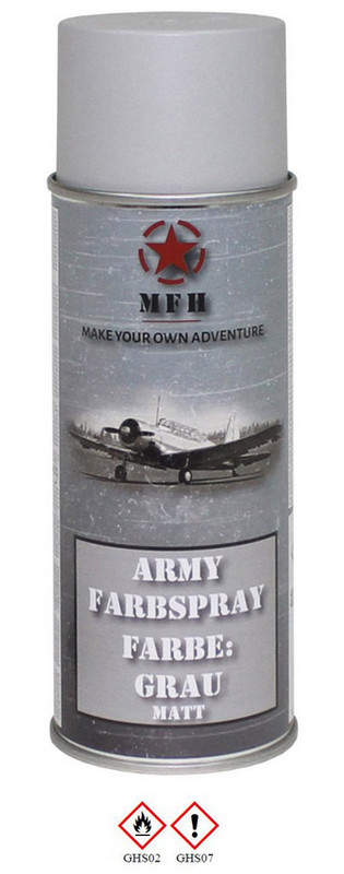 MFH Army Festék spray 400ml, Szürke