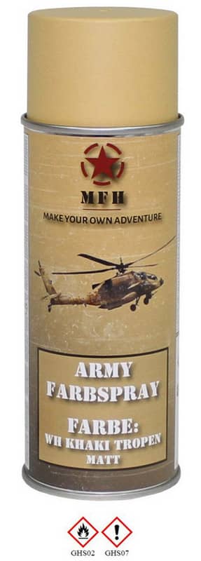 MFH Army Festék spray 400ml, Khaki