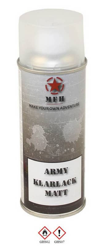 MFH Army Festék spray 400ml, Színtelen lakk