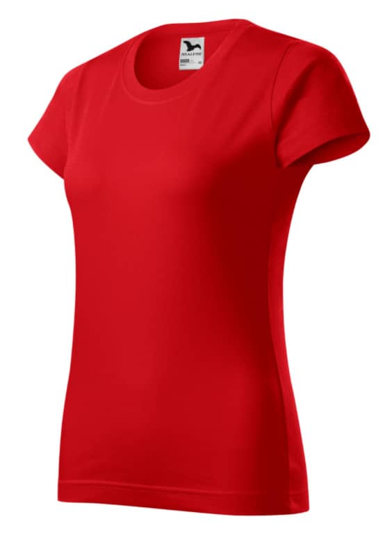 Malfini Basic női póló, piros