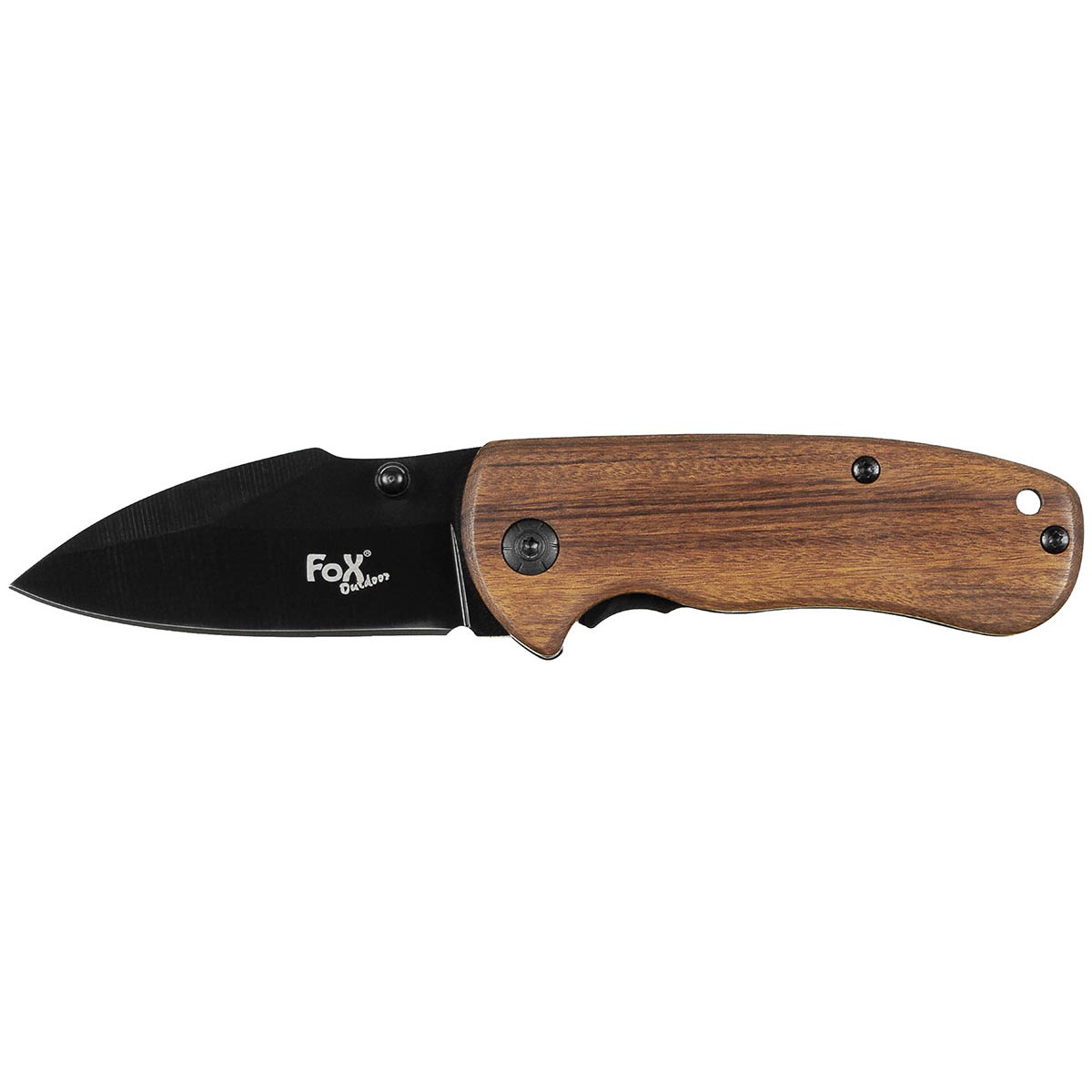 FOX COMPACT összecsukható kés, egykezes, wood
